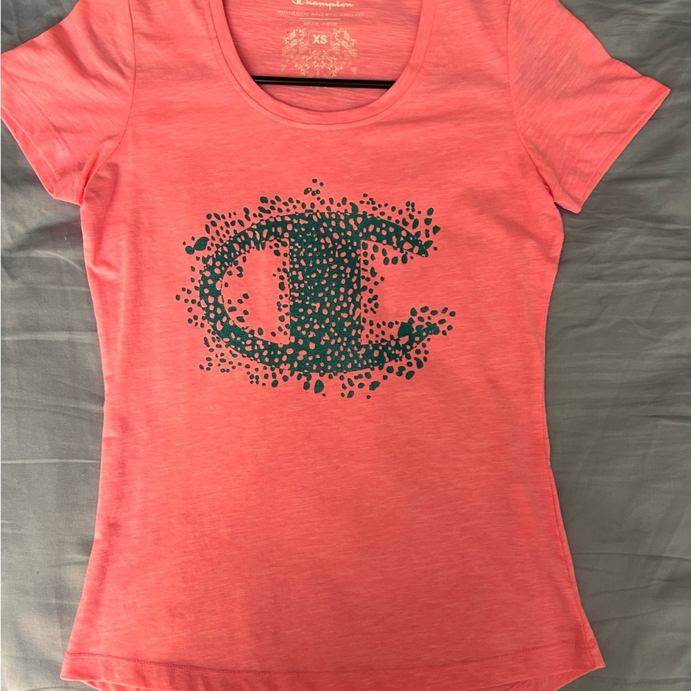 Champion Women's Coral Graphic Tee